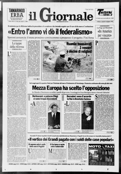 Il giornale : quotidiano del mattino